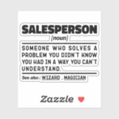 Verkoper zelfstandig naamwoord Marketing Expert On Sticker (Vel)