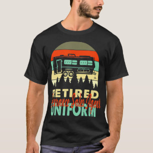 Verkopers in ruste Verzekering Uniform Rv Camping  T-shirt