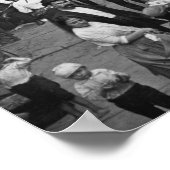 Verkopers op Mulberry Street Poster (Hoek)