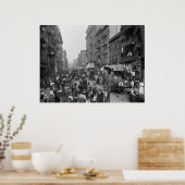 Verkopers op Mulberry Street Poster (Keuken)