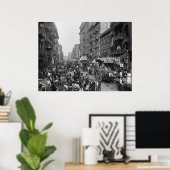 Verkopers op Mulberry Street Poster (Thuiskantoor)