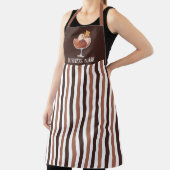 verkopers van schattig ijs voegen naam toe schort (Insitu)