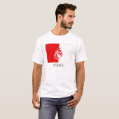 Verkopervlag met naam t-shirt (Voorkant volledig)