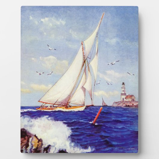 Verkoping door de vuurtoren door Albert B. Marks Fotoplaat (Voorkant)