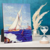 Verkoping door de vuurtoren door Albert B. Marks Fotoplaat (Zijkant)