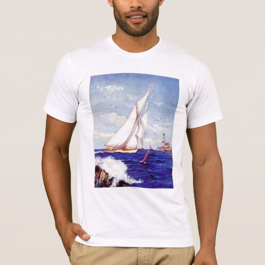 Verkoping door de vuurtoren door Albert B. Marks T-shirt (Voorkant)
