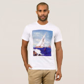 Verkoping door de vuurtoren door Albert B. Marks T-shirt (Voorkant volledig)