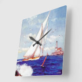 Verkoping door de vuurtoren door Albert B. Marks Vierkante Klok (Hoek)