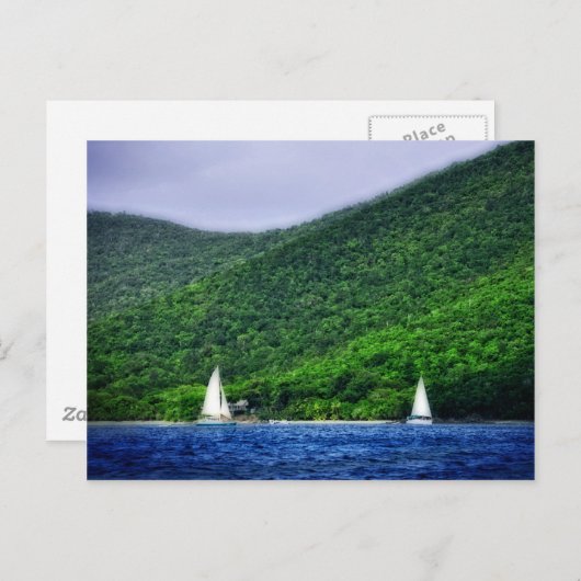 Verkoping op de Amerikaanse Maagdeneilanden Briefkaart (Voorkant / Achterkant)