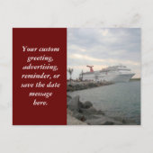 Verkoping van Briefkaart van het havenkanaal (Voorkant)