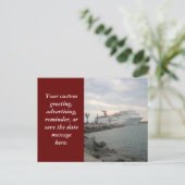 Verkoping van Briefkaart van het havenkanaal (Staand voorkant)