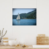 Verkoping van de Italiaanse Riviera Portofino Poster (Keuken)