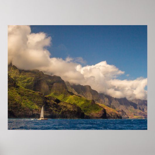 Verkoping van de kustlijn poster (Voorkant)