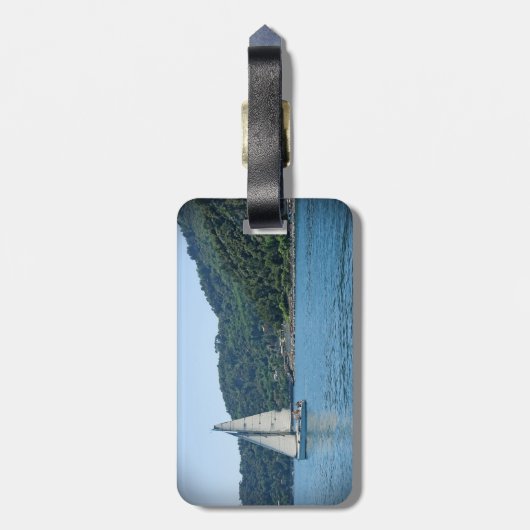 Verkoping van het Bagagelabel van Riviera in Itali (Achterkant verticaal)