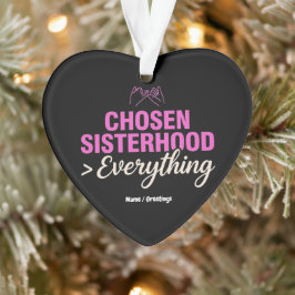 Verkoren Zusterband Alles Roze Belofte Beste Vrien Ornament