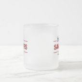 Verkozen Bernie Sanders 2016 Campaign Cursive Matglas Koffiemok (Center)