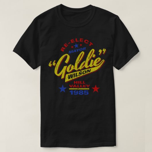 Verkozen burgemeester Goldie Wilson T-shirt (Design voorkant)