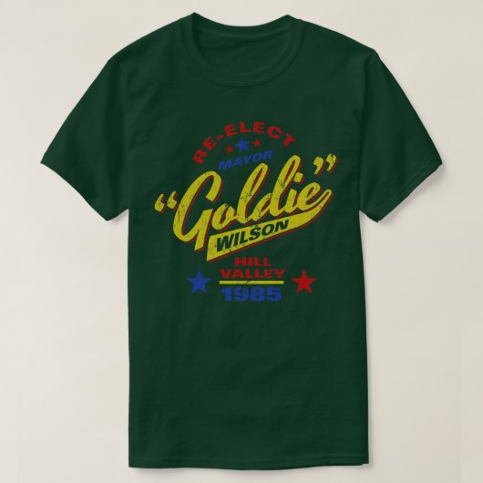 Verkozen burgemeester Goldie Wilson T-shirt (Design voorkant)