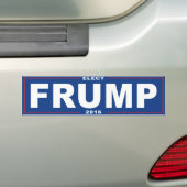 Verkozen Frump 2016 -.png Bumpersticker (Op auto)