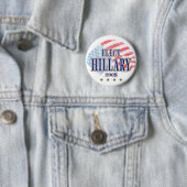Verkozen Hillary 2008-Button  Ronde Button 5,7 Cm (In situ)