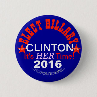 Verkozen Hillary Clinton 2016 Pinback-Buttonnen Ronde Button 5,7 Cm