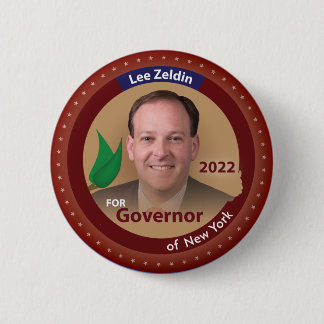 Verkozen Lee Zeldin voor gouverneur van New York - Ronde Button 5,7 Cm