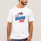 Verkozen Obama 2012 T-shirt (Voorkant)