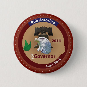 Verkozen Rob Astorino voor gouverneur van New York Ronde Button 5,7 Cm