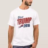 Verkozen Trump 2016 T-shirt (Voorkant)