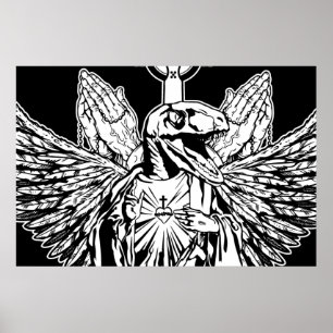 Verkrachter Jezus houdt van jou Poster