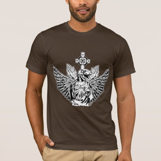 Verkrachter Jezus houdt van jou T-shirt (Voorkant)