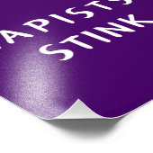 Verkrachters stinken foto afdruk (Hoek)