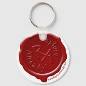 Verkrachting al. Wax Seal Sleutelhanger (Voorkant)