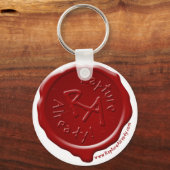 Verkrachting al. Wax Seal Sleutelhanger (Voorkant)