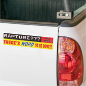 Verkrachting? Geen weg. Bumpersticker (Op Truck)
