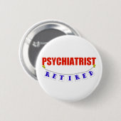 VERKREGEN PSYCHIATRIST RONDE BUTTON 5,7 CM (Voorkant /achterkant)