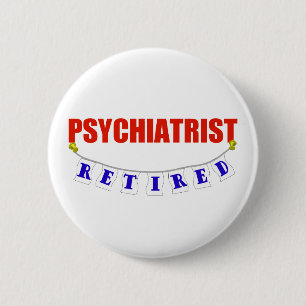 VERKREGEN PSYCHIATRIST RONDE BUTTON 5,7 CM