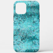 Verkreukeld blauw neon papier Case-Mate iPhone case (Achterkant)