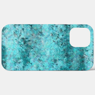 Verkreukeld blauw neon papier Case-Mate iPhone case