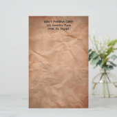 verkreukeld papierpapier briefpapier (Staand voorkant)