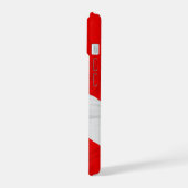 Verkreukelde Duiker-vlag iPhone 15 Case (Linkerkant)