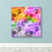 Verkreukelde Exotische Textuur Canvas Afdruk (Insitu (Houten vloer))