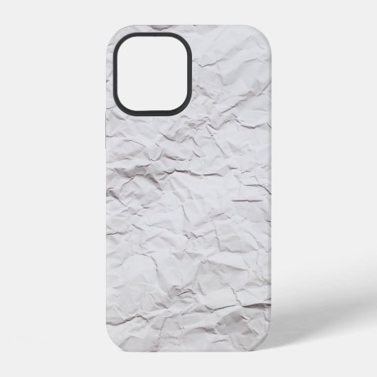Verkreukelde papierstructuur iPhone hoesje (Achterkant)