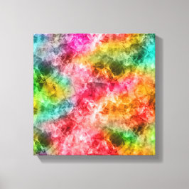 Verkreukelde Tropische Textuur Canvas Afdruk