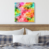Verkreukelde Tropische Textuur Canvas Afdruk (Insitu (Slaapkamer))