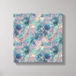 Verkreukelde Zonsondergang Blauwe Textuur Canvas Afdruk