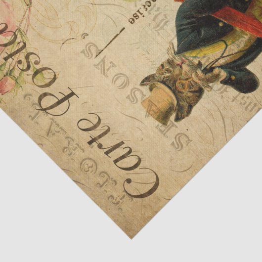  verkreukte kstofkat met Pet en paraplu Tissuepapier (Detail)