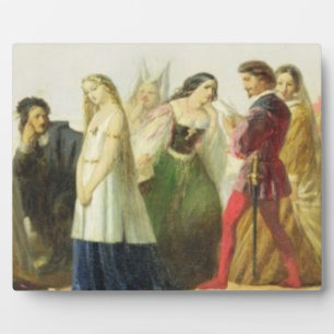 Verkrijging van personages uit Shakespeare (olie o Fotoplaat