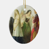 Verkrijging van personages uit Shakespeare (olie o Keramisch Ornament (Rechts)