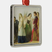 Verkrijging van personages uit Shakespeare (olie o Metalen Ornament (Rechts)